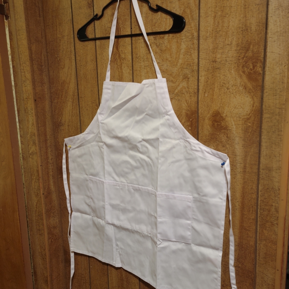 BRAND NEW!!! COBRA WHITE BIB APRON.